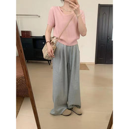 StyleCast Women Ribbed Scoop Neck Top