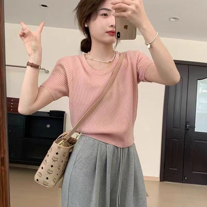 StyleCast Women Ribbed Scoop Neck Top