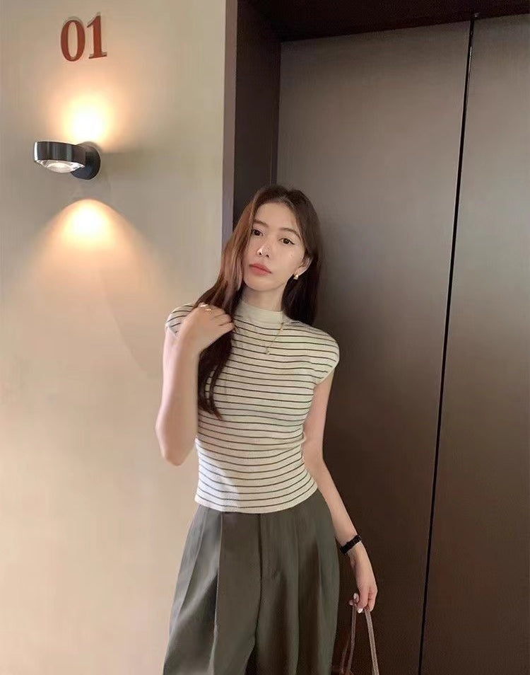 Women Casual Striped Top