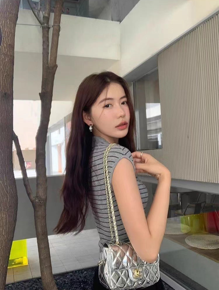 Striped Fitted Top