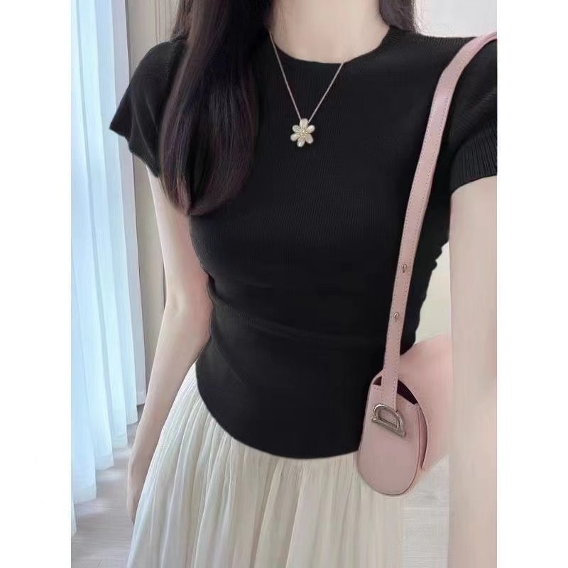 Women Solid Round Neck Regular Top