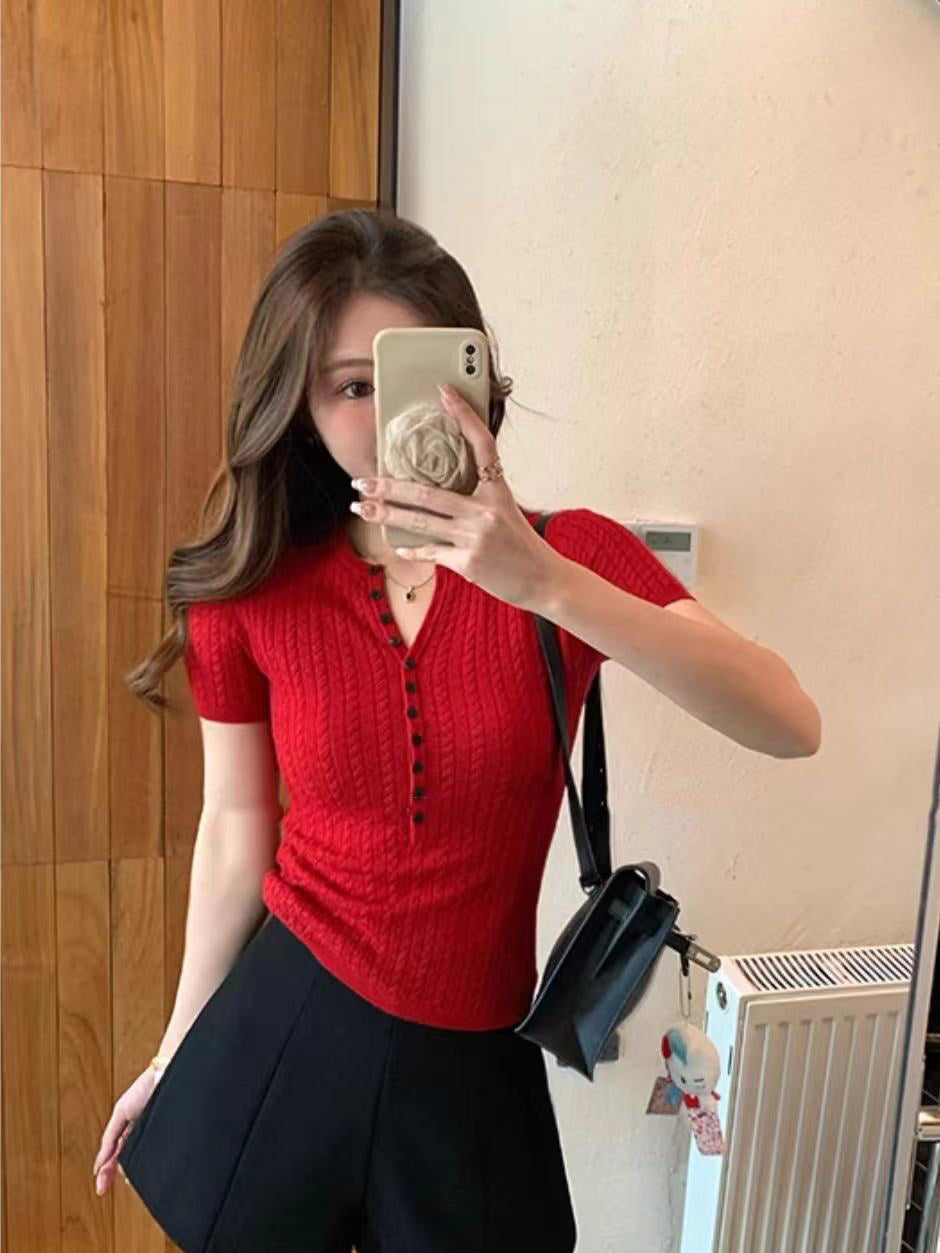 Women V-Neck Top
