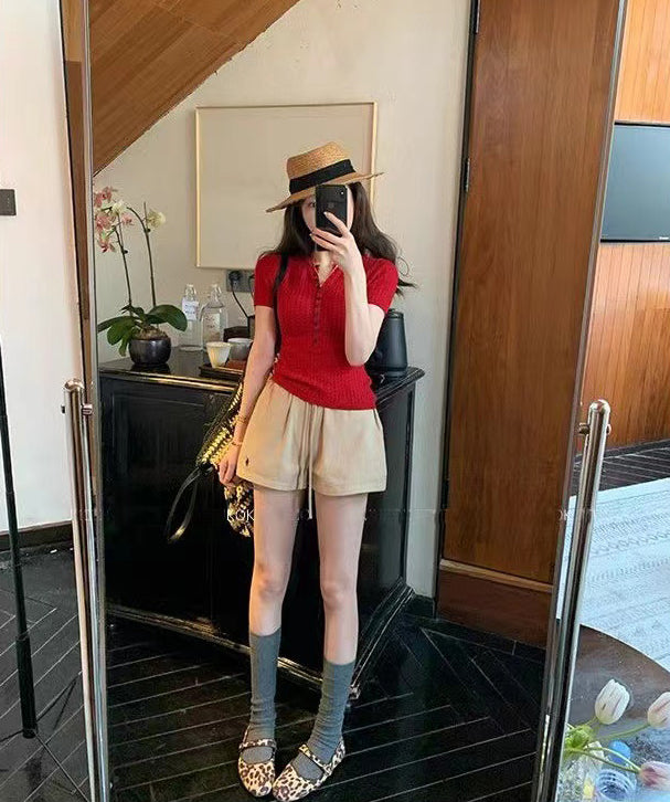 Women V-Neck Top