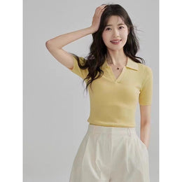 Women Regular Shirt Collar Top