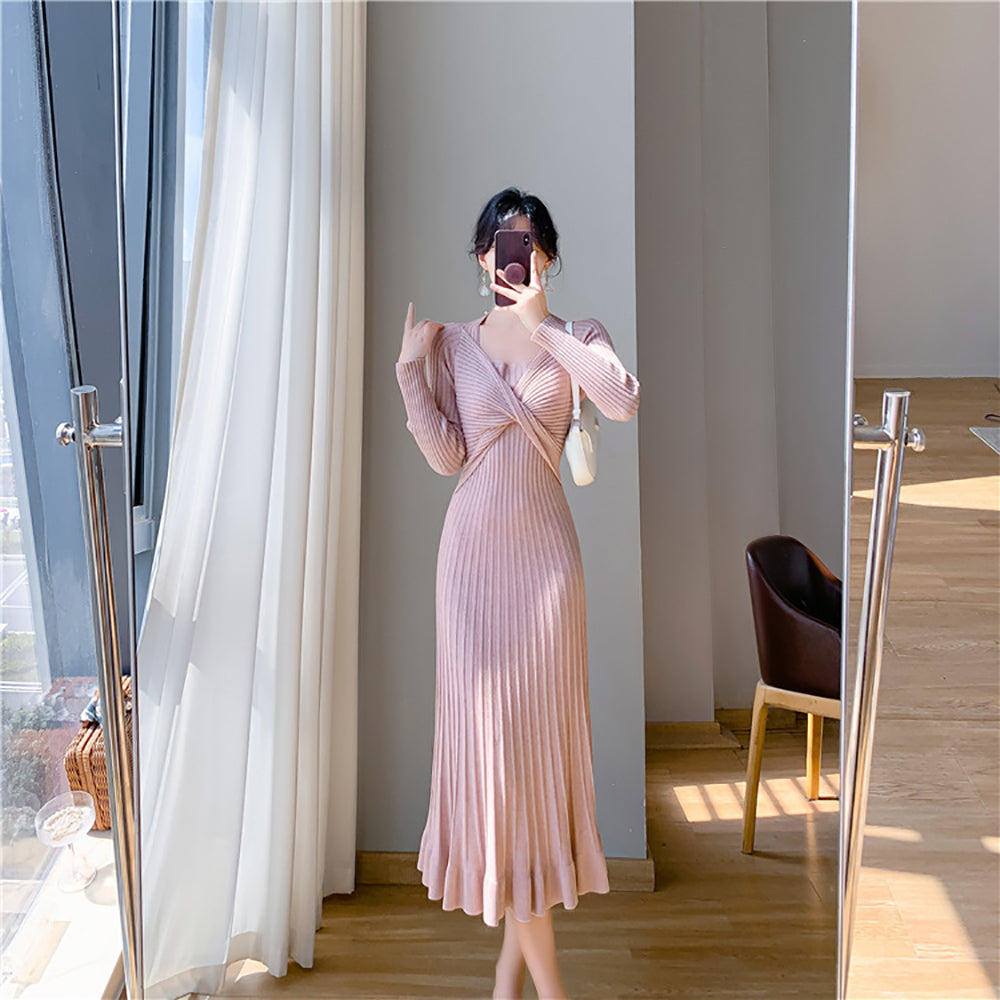 Women A-Line Midi Dress
