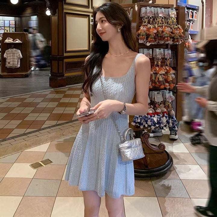 Women Solid Mini Dress