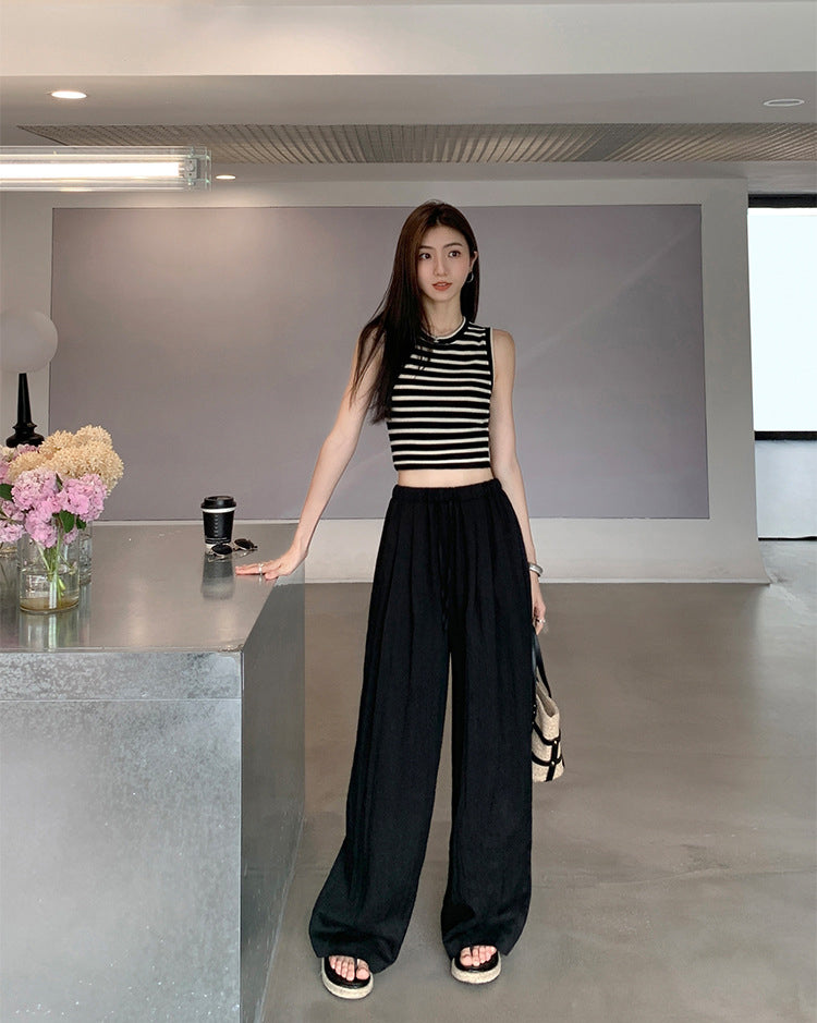 Women Solid Round Neck Top
