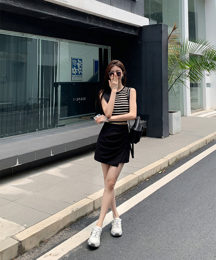 Women Solid Round Neck Top