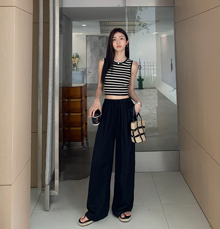 Women Solid Round Neck Top