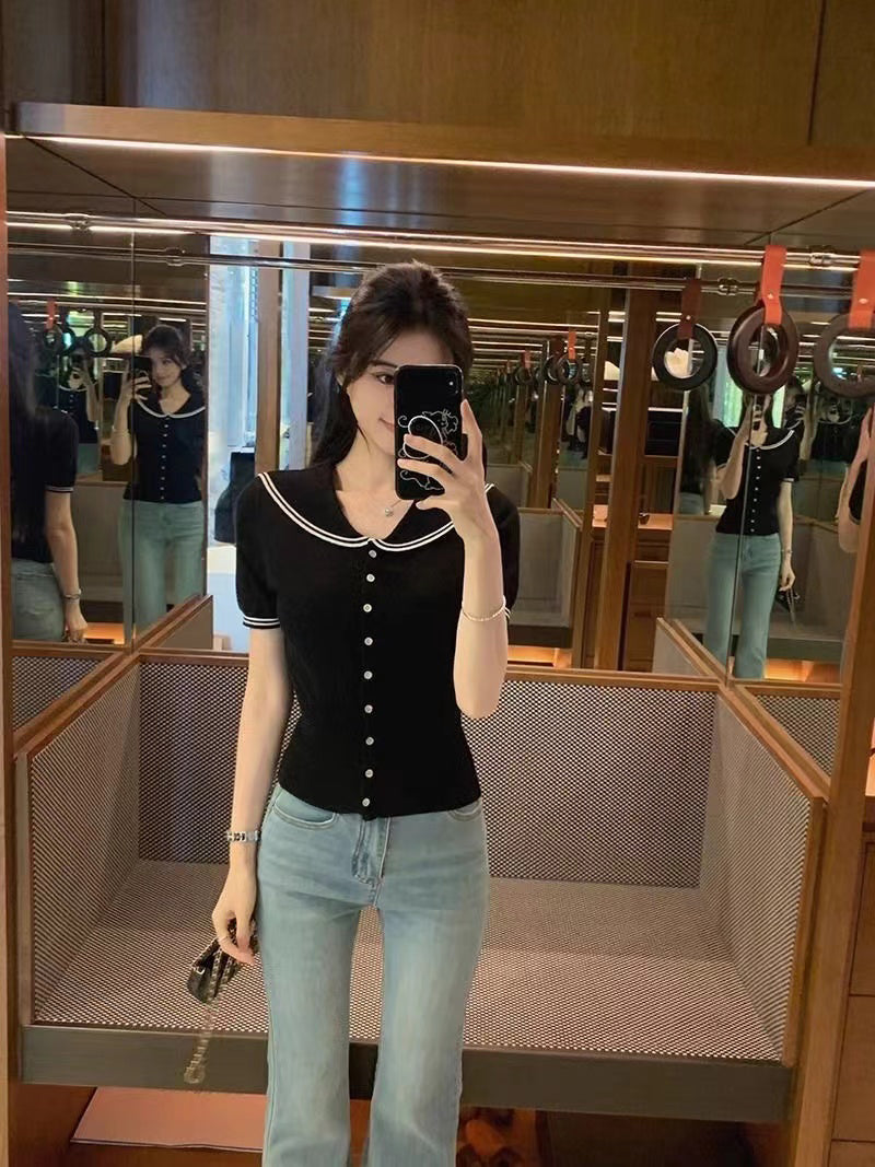 Peter Pan Collar Regular Top