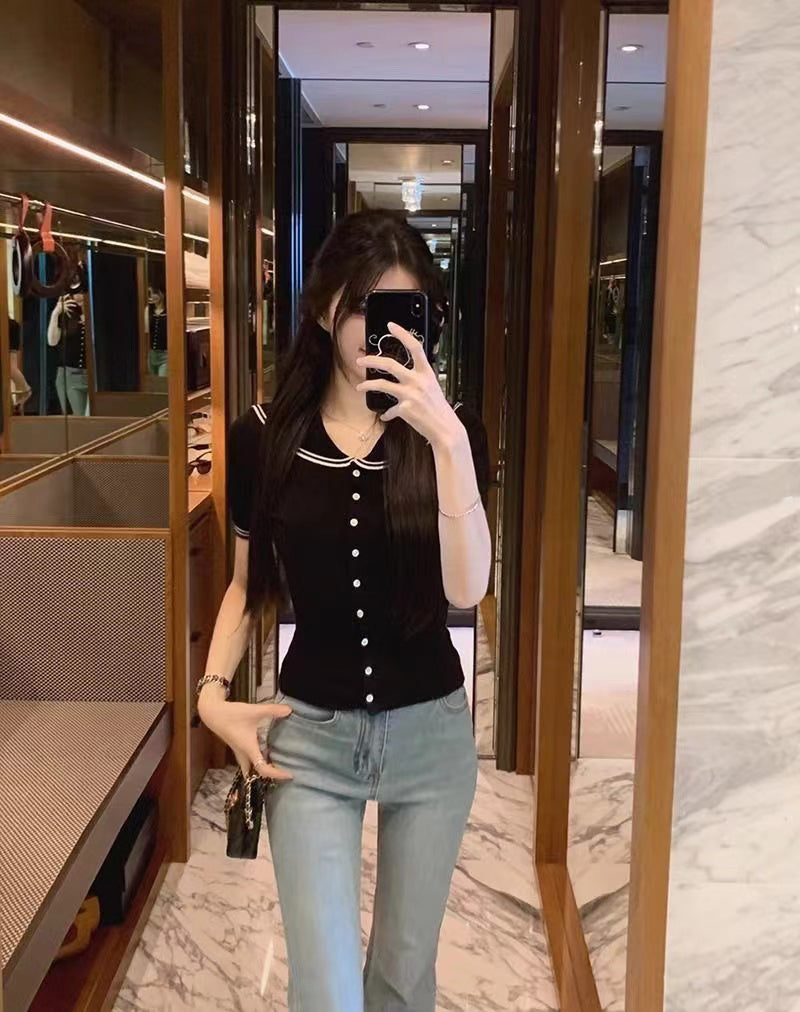 Peter Pan Collar Regular Top