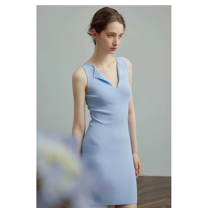 Women V-Neck Bodycon Dress