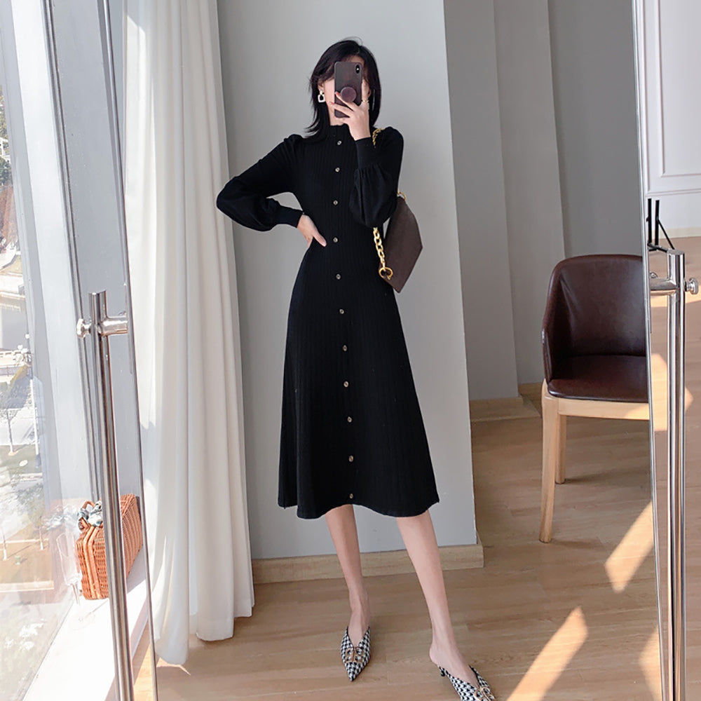 A-Line Midi Dress