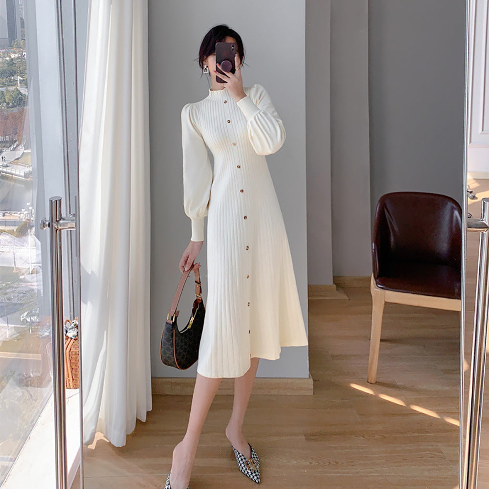A-Line Midi Dress