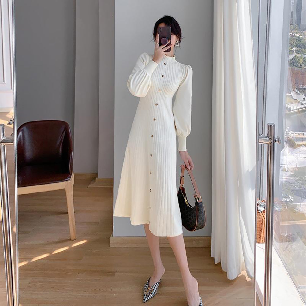 A-Line Midi Dress
