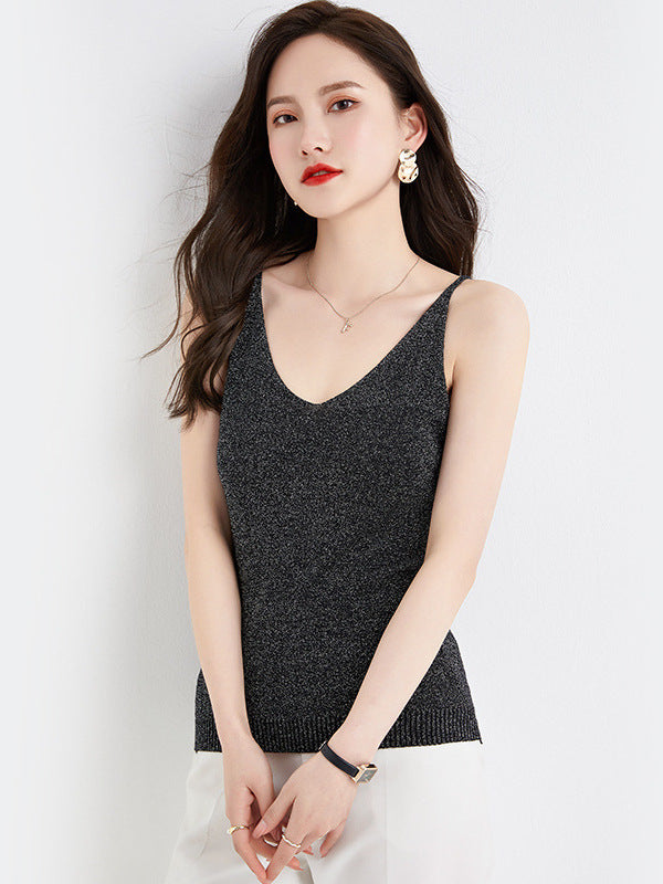 Women Embellished Sleevless Top
