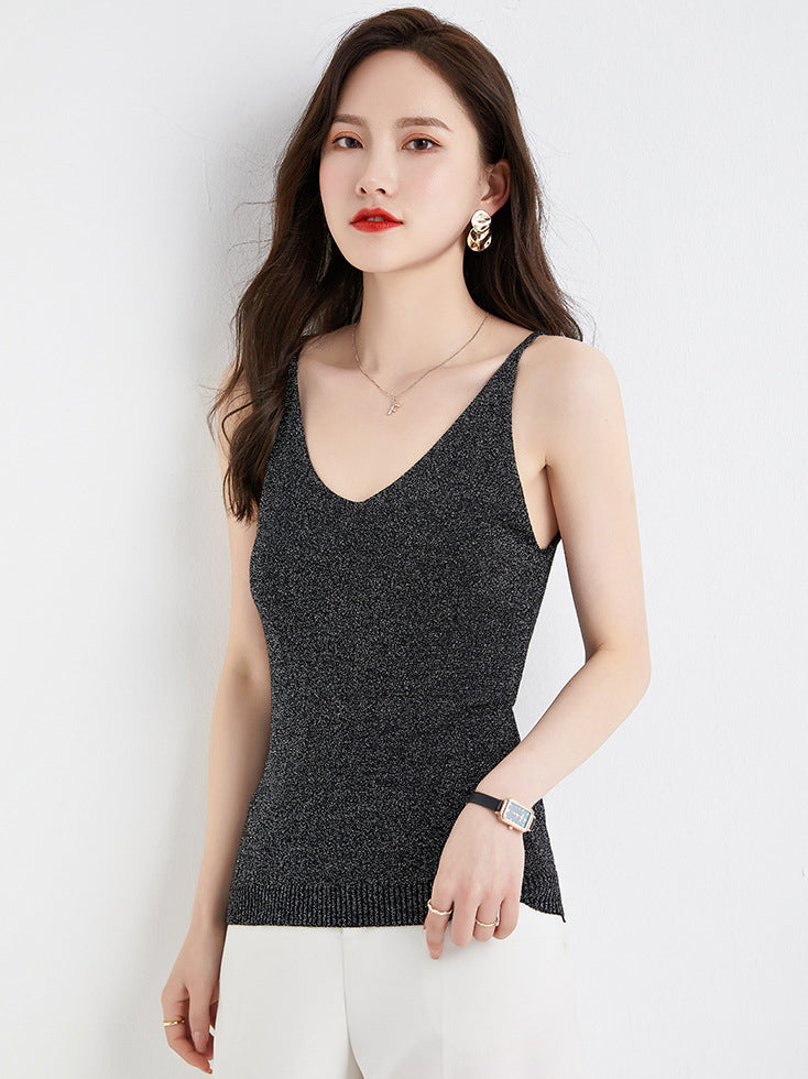 Women Embellished Sleevless Top