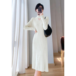 Women Scuba Maxi Midi Dress