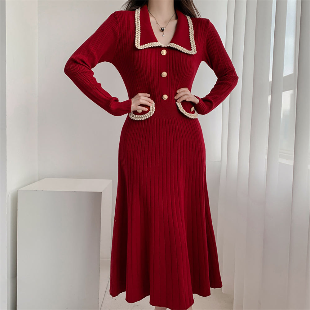 Fit & Flare Midi Dress