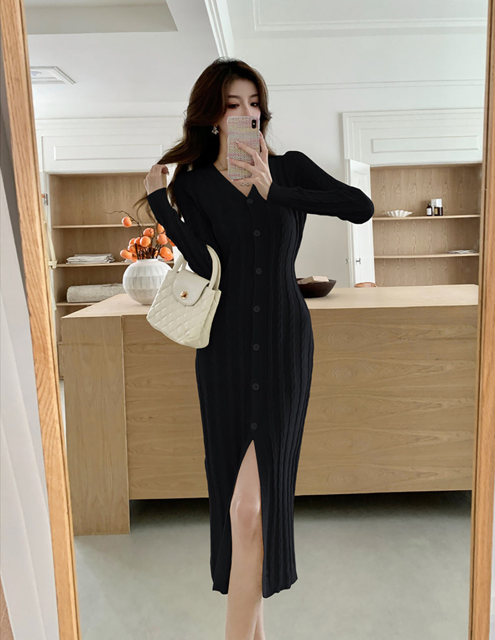Scuba Women Bodycon Midi Dress