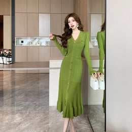 Women Sheath Midi Dress