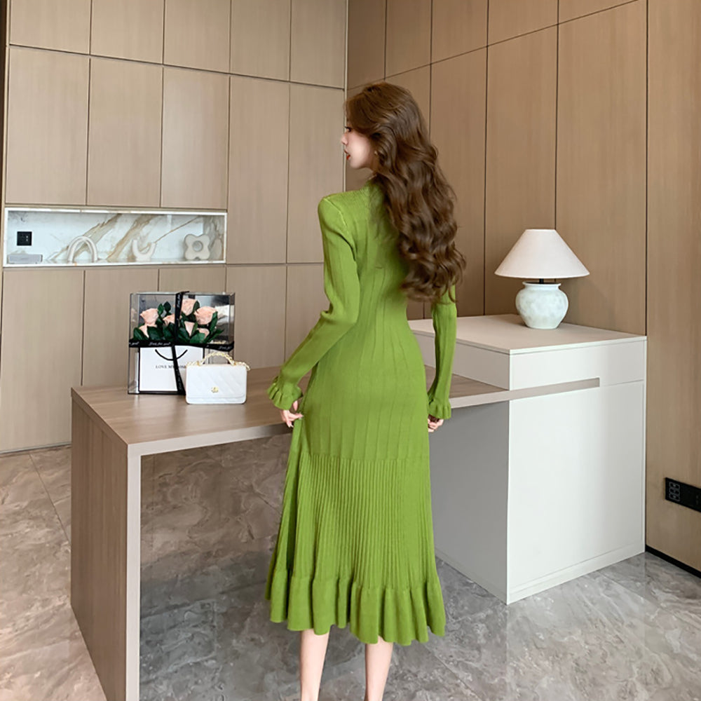 Women Sheath Midi Dress