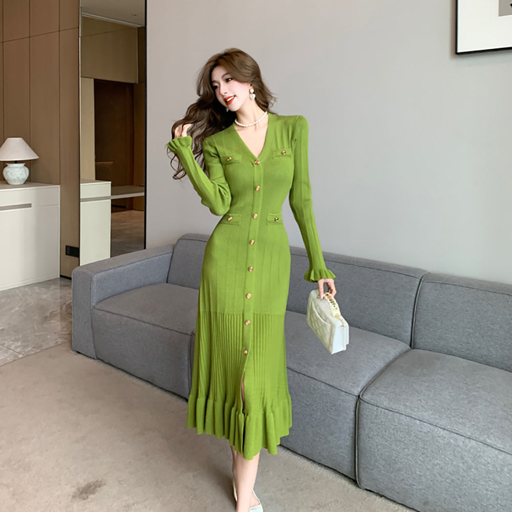 Women Sheath Midi Dress
