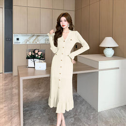 Women Fit & Flare Midi Dress