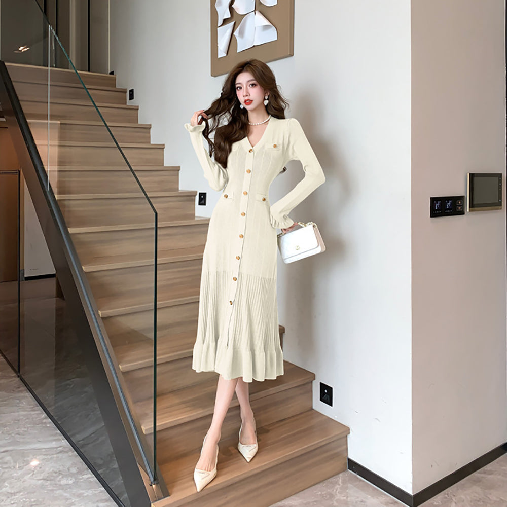 Women Fit & Flare Midi Dress