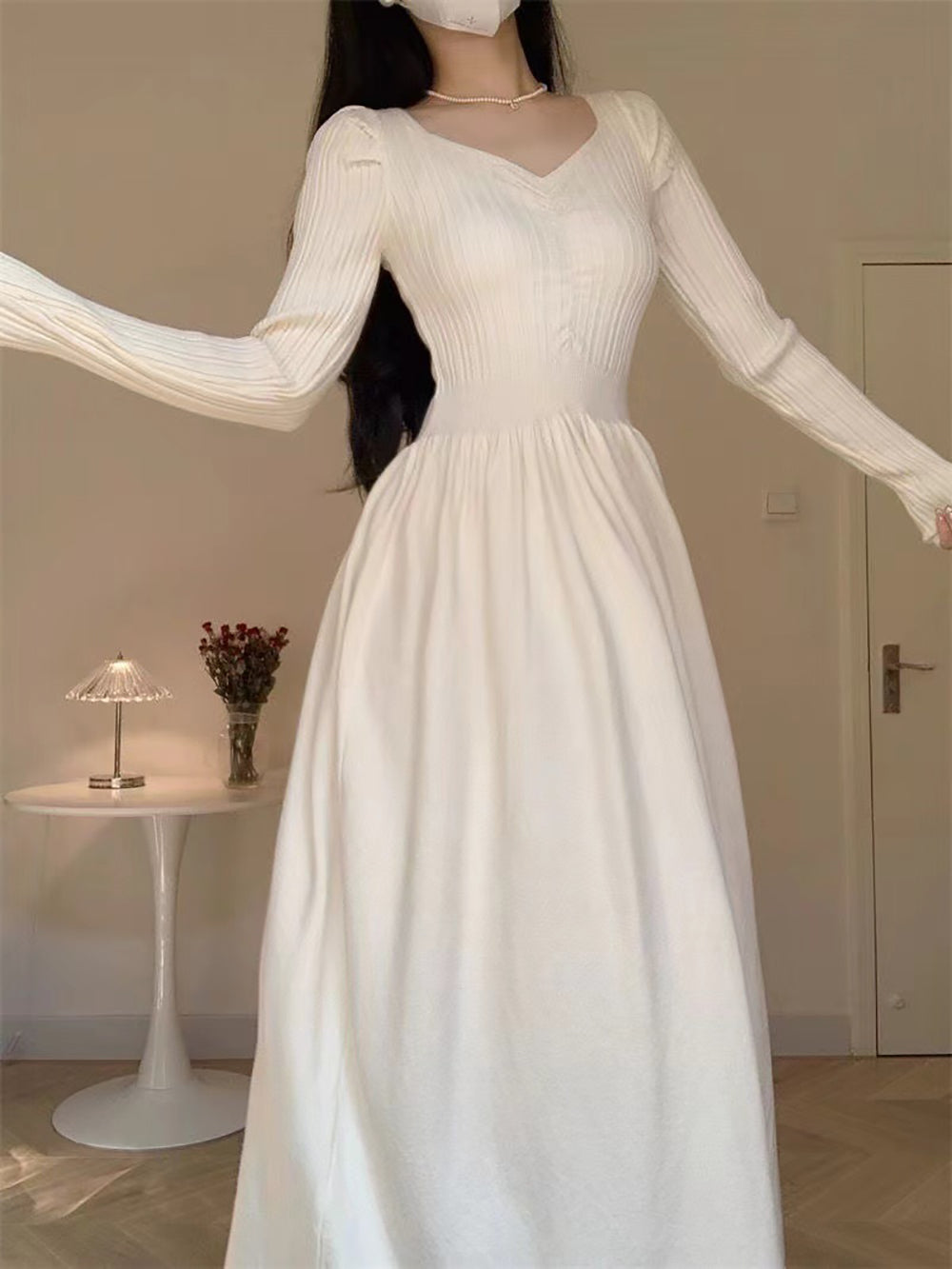 A-Line Midi Dress