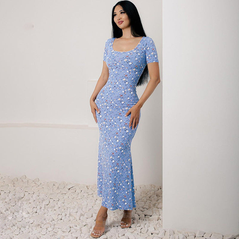 Floral Print Maxi Dress
