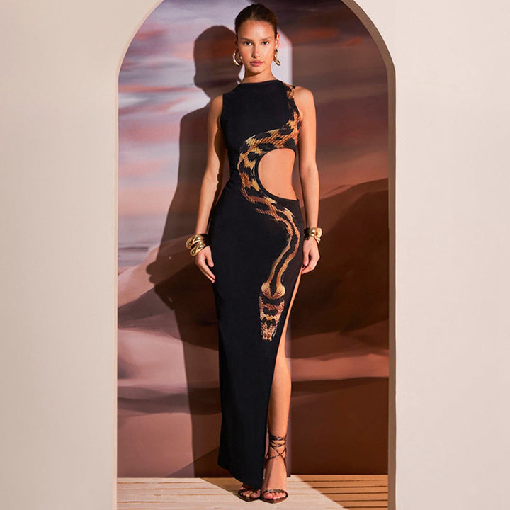 Printed Bodycon Dress