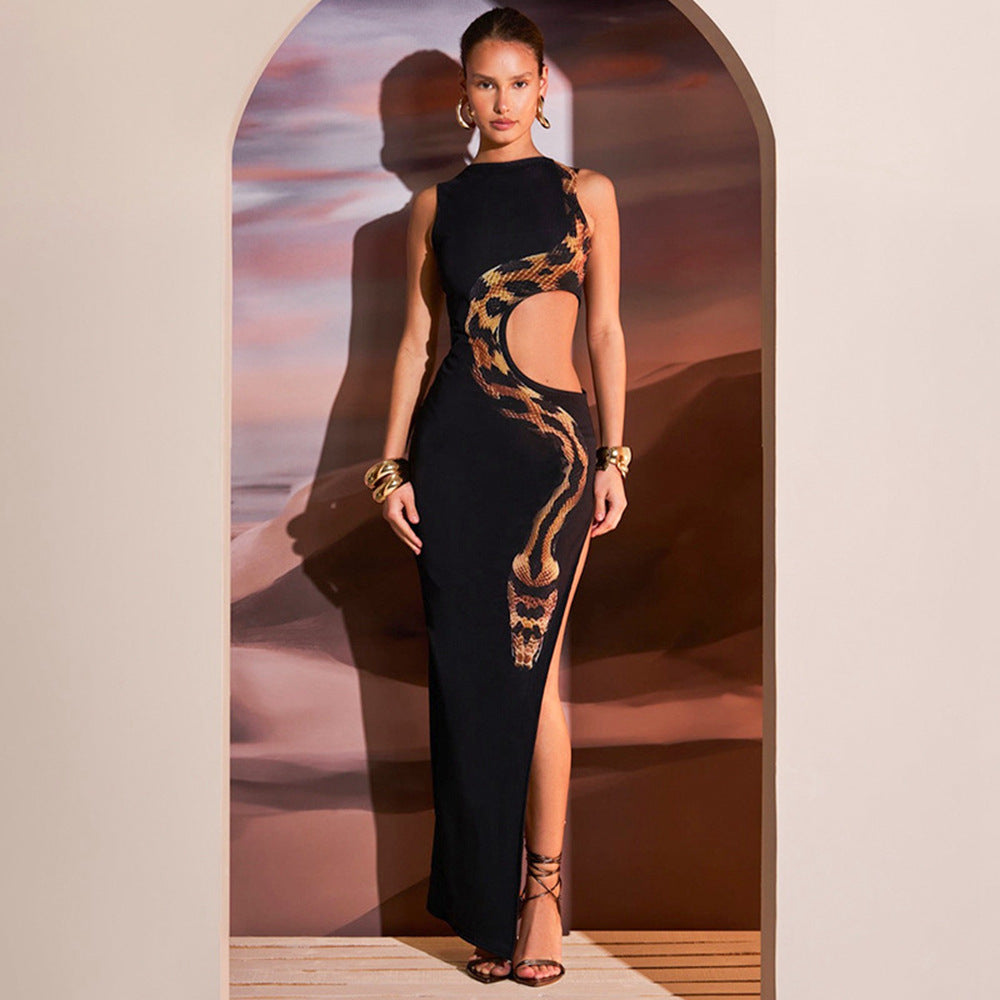 Printed Bodycon Dress