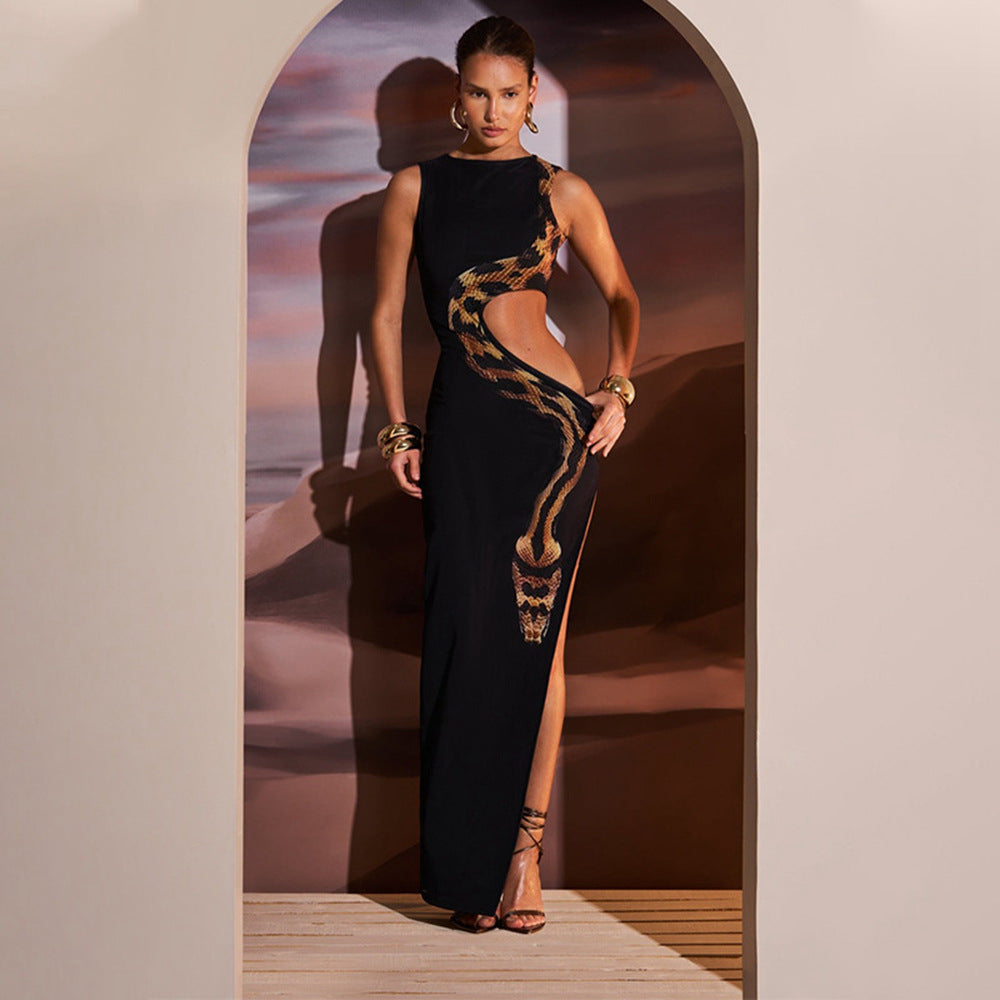 Printed Bodycon Dress