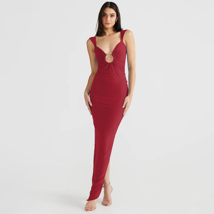 Applique Maxi Dress