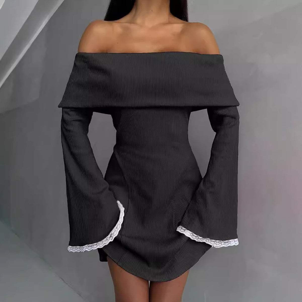Women Off-Shoulder Sheath Dress