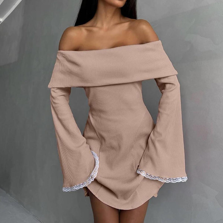 Women Off-Shoulder Sheath Dress