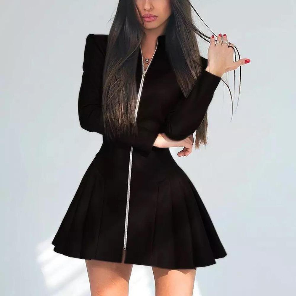 Halter Neck Shirt Mini Dress