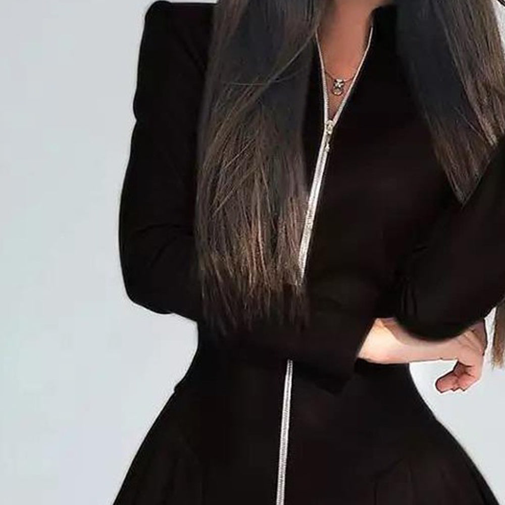 Halter Neck Shirt Mini Dress