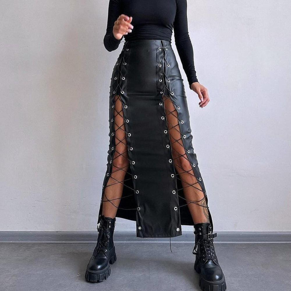 Women A-Line Midi Skirt