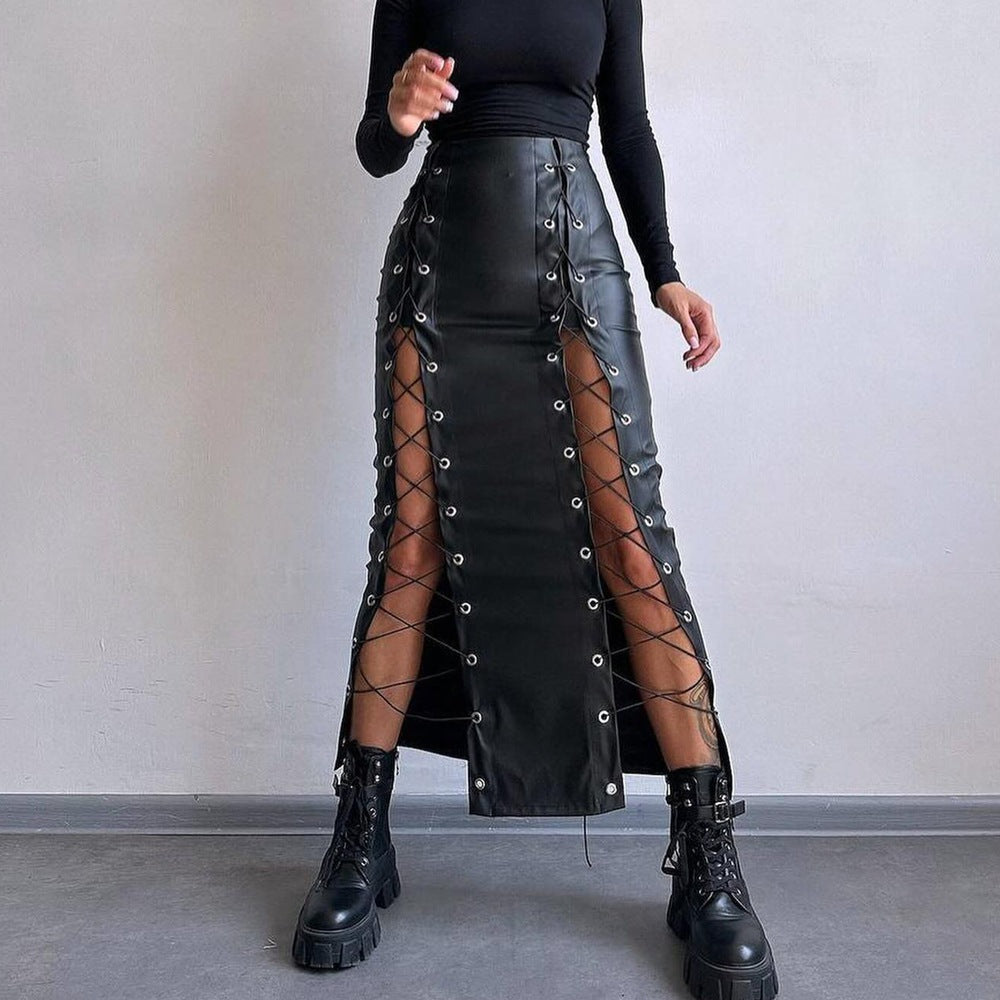 Women A-Line Midi Skirt
