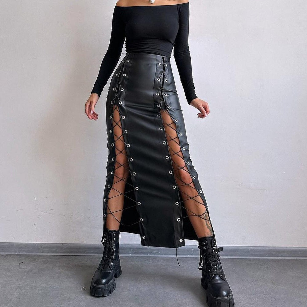 Women A-Line Midi Skirt