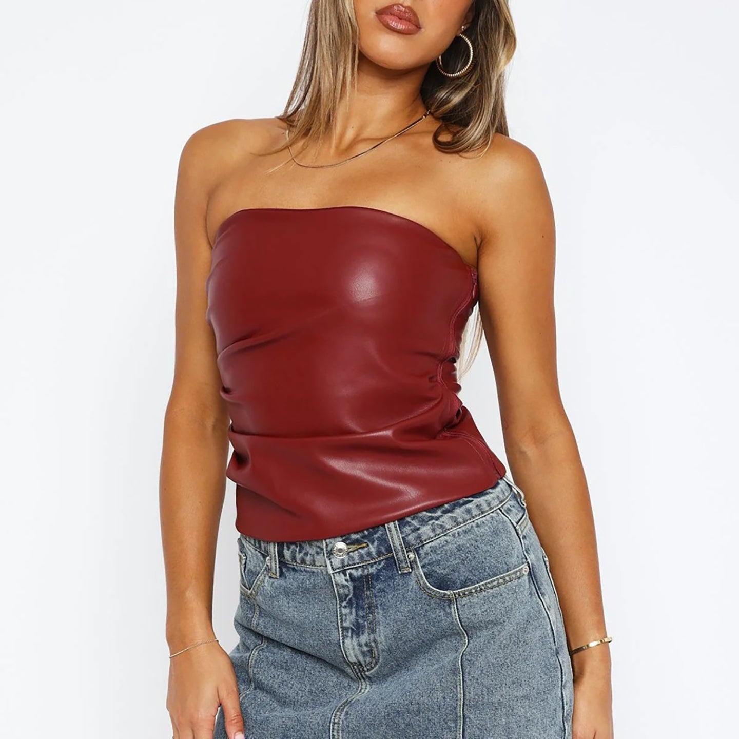 Off-Shoulder Tube Crop Top