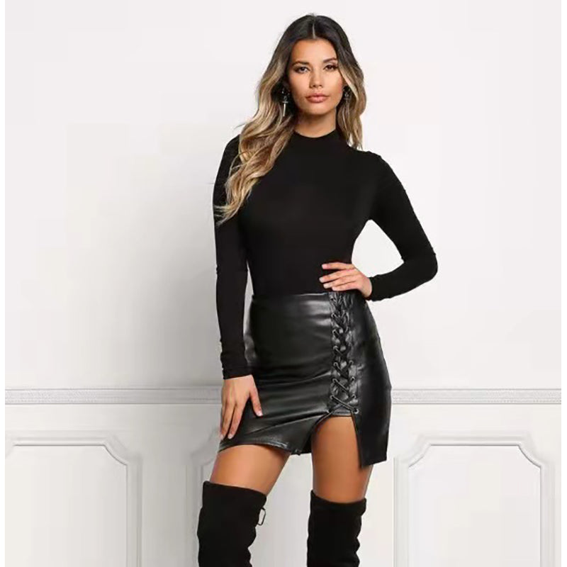 Black Pencil Mini Skirts