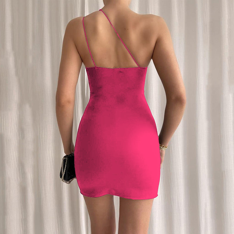 Shoulder Straps Sleeveless Bodycon Dress