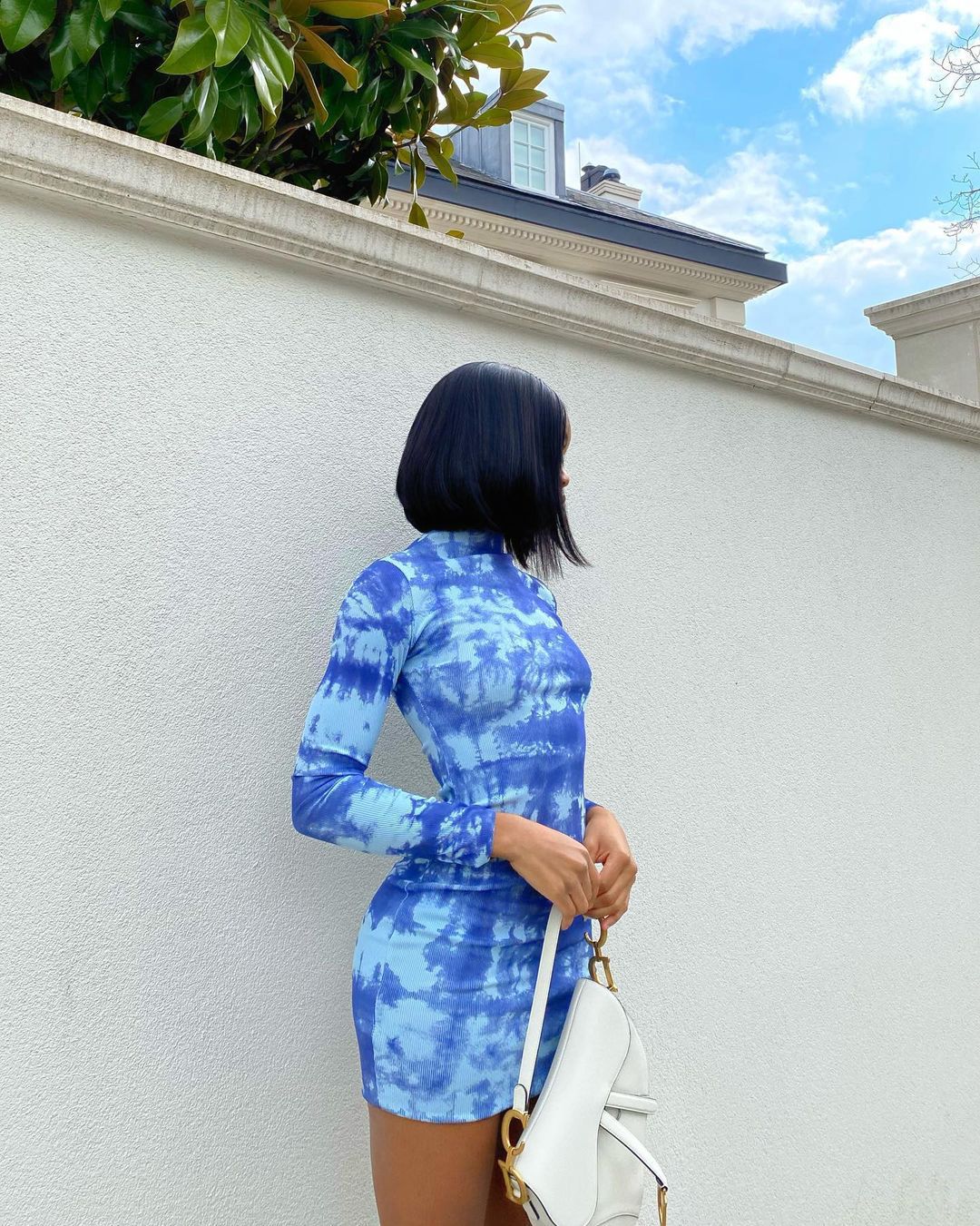 Tie and Dyed Sheath Dress