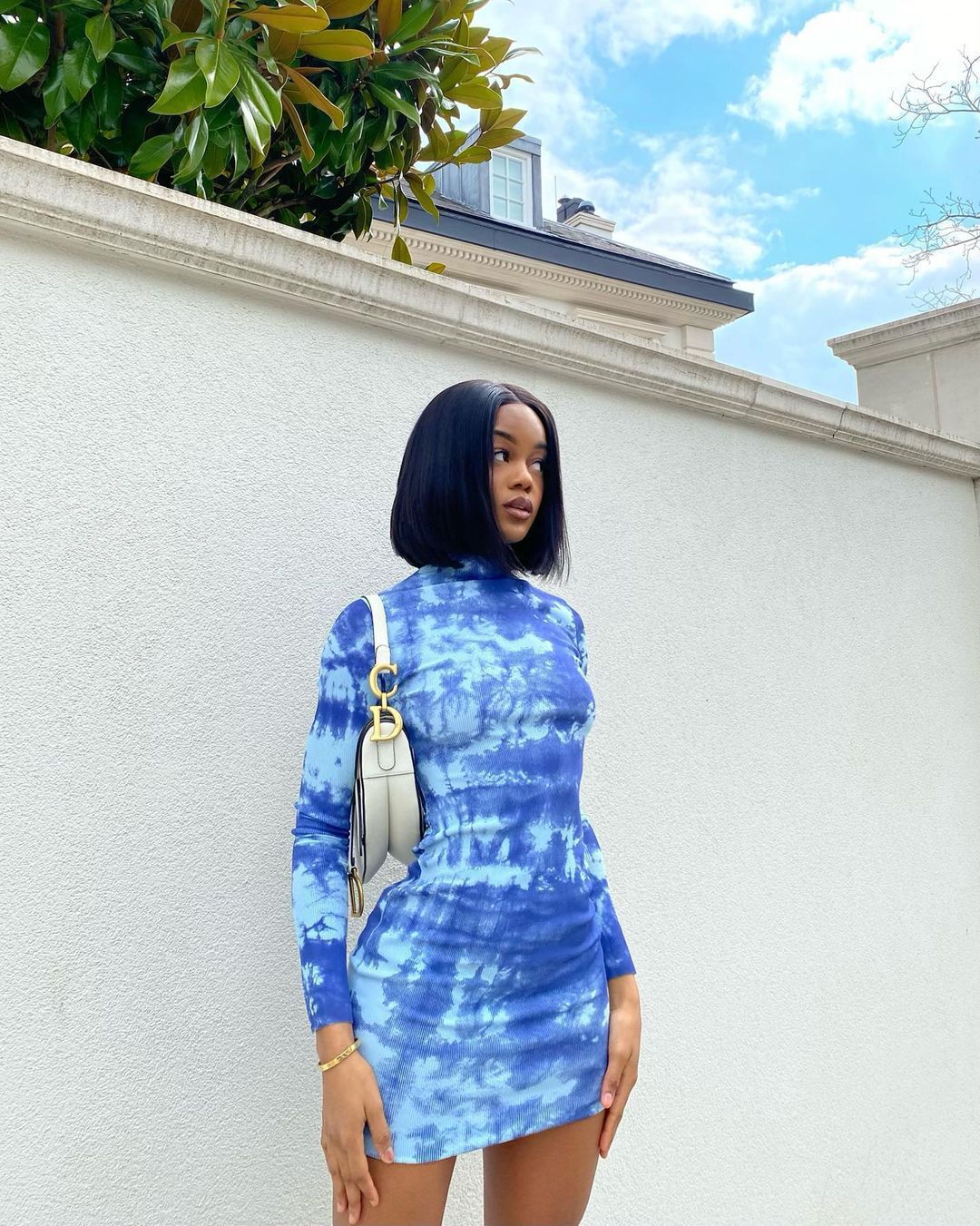 Tie and Dyed Sheath Dress