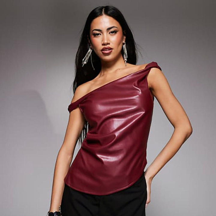 Women One Shoulder Top