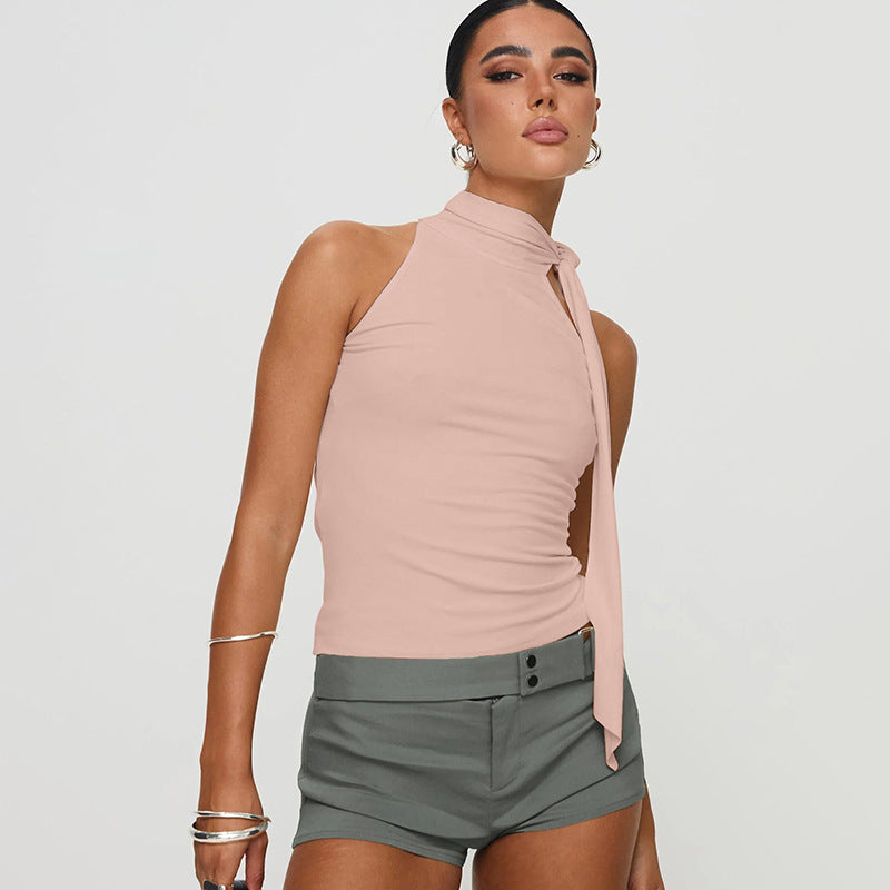 Women Sleeveless Regular Top