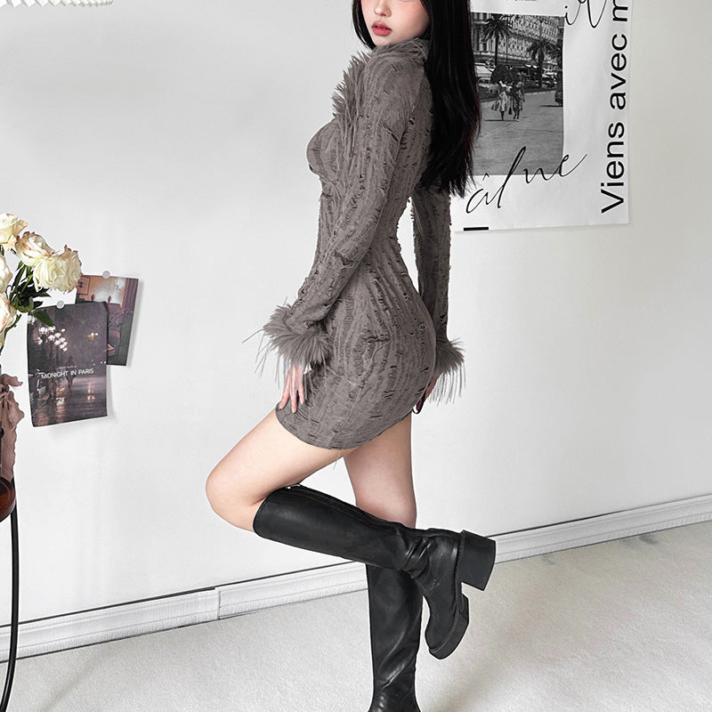 Sweetheart Neck Bodycon Mini Dress